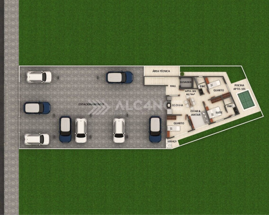 Imagem Apartamento com 2 Quartos à Venda, 91 m² em Bessa - João Pessoa