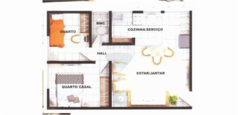 Apartamento com 2 Quartos à Venda, 49 m² em Pedra Mole - Teresina