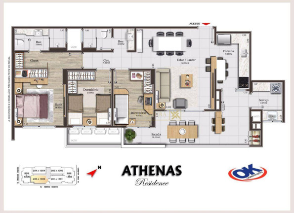 Imagem Apartamento com 3 Quartos à Venda, 104 m² em Campinas - São José Imagem Apartamento com 3 Quartos à Venda, 104 m² em Campinas - São José
