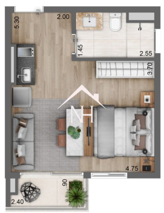 Imagem Apartamento com 1 Quarto à Venda, 31 m² em Perdizes - São Paulo Imagem Apartamento com 1 Quarto à Venda, 31 m² em Perdizes - São Paulo