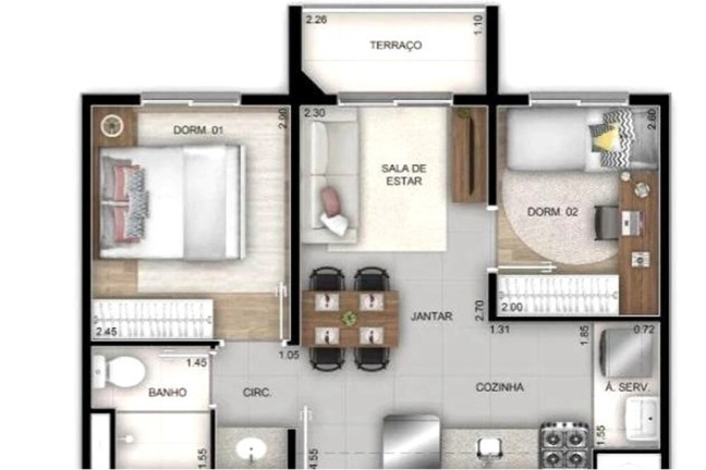 Imagem Imóvel com 2 Quartos à Venda, 37 m² em Jardim Campo Grande - São Paulo Imagem Imóvel com 2 Quartos à Venda, 37 m² em Jardim Campo Grande - São Paulo