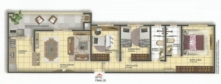 Imagem Apartamento com 3 Quartos à Venda, 109 m² em Centro - Santa Maria Imagem Apartamento com 3 Quartos à Venda, 109 m² em Centro - Santa Maria
