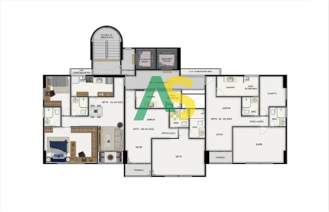 Imagem Imóvel com 2 Quartos à Venda, 58 m² em Casa Amarela - Recife