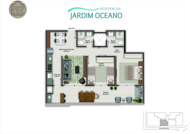 Imagem Cobertura com 2 Quartos à Venda, 82 m² em Canasvieiras - Florianópolis