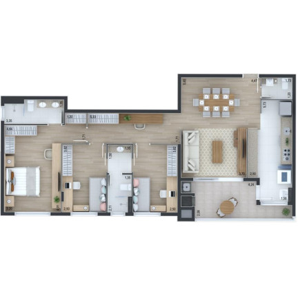 Imagem Apartamento com 3 Quartos à Venda, 117 m² em Ahú - Curitiba Imagem Apartamento com 3 Quartos à Venda, 117 m² em Ahú - Curitiba