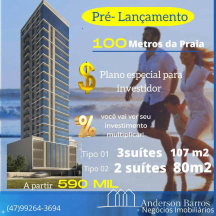 Imagem Apartamento com 2 Quartos à Venda, 80 m² em Perequê - Porto Belo Imagem Apartamento com 2 Quartos à Venda, 80 m² em Perequê - Porto Belo