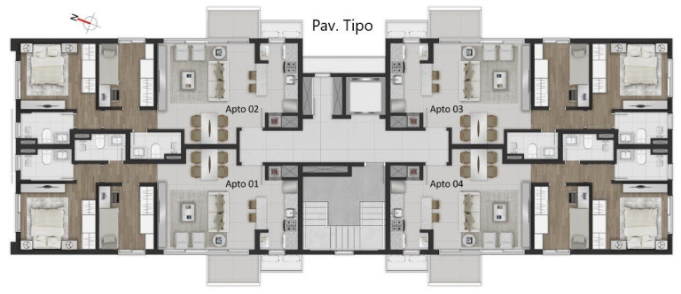 Imagem Imóvel com 2 Quartos à Venda, 66 m² em Petrópolis - Porto Alegre