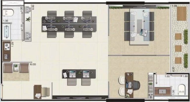 Imagem Sala Comercial à Venda, 73 m² em Bethaville I - Barueri Imagem Sala Comercial à Venda, 73 m² em Bethaville I - Barueri