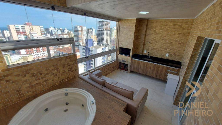 Apartamento com 2 Quartos à Venda, 100 m² em Vila Guilhermina - Praia Grande