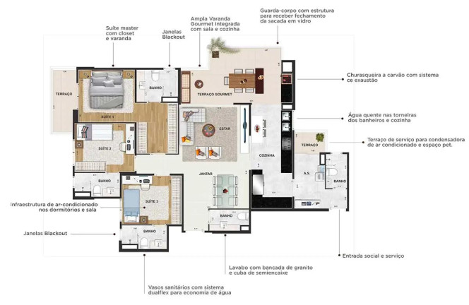 Imagem Apartamento à Venda, 125 m² em Vila Assunção - Santo André Imagem Apartamento à Venda, 125 m² em Vila Assunção - Santo André
