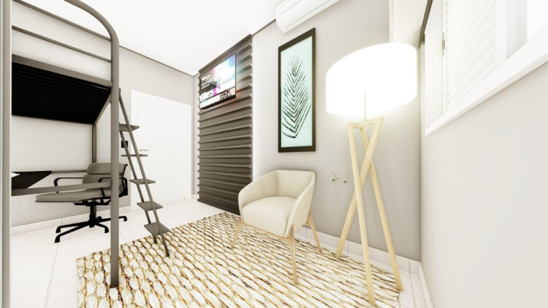 Imagem Apartamento com 1 Quarto à Venda, 46 m² em Caiçara - Praia Grande Imagem Apartamento com 1 Quarto à Venda, 46 m² em Caiçara - Praia Grande