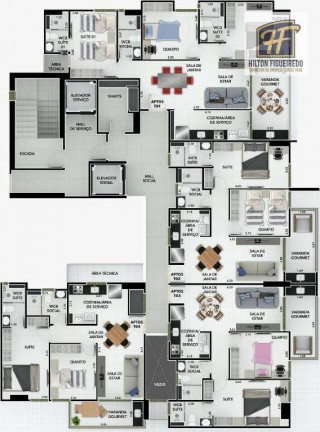 Imagem Apartamento com 2 Quartos à Venda, 59 m² em Bessa - João Pessoa Imagem Apartamento com 2 Quartos à Venda, 59 m² em Bessa - João Pessoa
