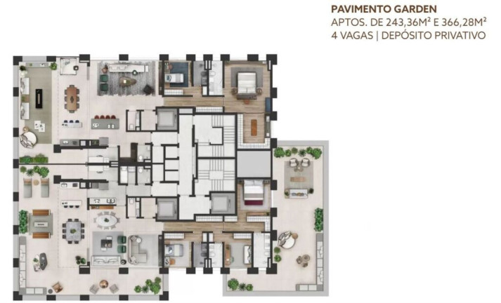 Imagem Apartamento com 3 Quartos à Venda, 366 m² em Vila Nova Conceição - São Paulo