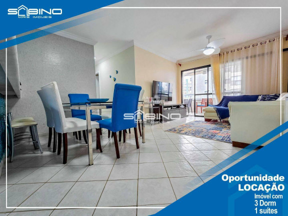 Apartamento com 3 Quartos para Temporada, 102 m² em Riviera De São Lourenço - Bertioga