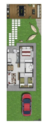 Imagem Casa com 2 Quartos à Venda, 105 m² em Distrito Industrial Do Una - Taubaté Imagem Casa com 2 Quartos à Venda, 105 m² em Distrito Industrial Do Una - Taubaté