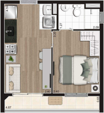 Imagem Apartamento com 1 Quarto à Venda, 30 m² em Vila Leopoldina - São Paulo Imagem Apartamento com 1 Quarto à Venda, 30 m² em Vila Leopoldina - São Paulo