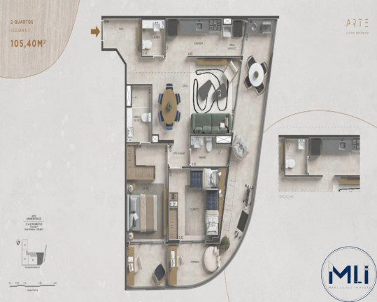 Imagem Imóvel com 3 Quartos à Venda, 117 m² em Jardim Botânico - Rio De Janeiro Imagem Imóvel com 3 Quartos à Venda, 117 m² em Jardim Botânico - Rio De Janeiro