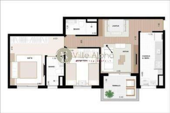 Imagem Apartamento com 2 Quartos à Venda, 66 m² em Pompeia - Santos Imagem Apartamento com 2 Quartos à Venda, 66 m² em Pompeia - Santos