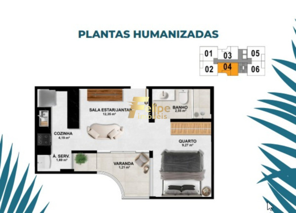Imagem Imóvel com 1 Quarto à Venda, 40 m² em Praia De Itaparica - Vila Velha