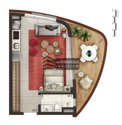 Imagem Apartamento com 1 Quarto à Venda, 49 m² em Vila Olímpia - São Paulo Imagem Apartamento com 1 Quarto à Venda, 49 m² em Vila Olímpia - São Paulo