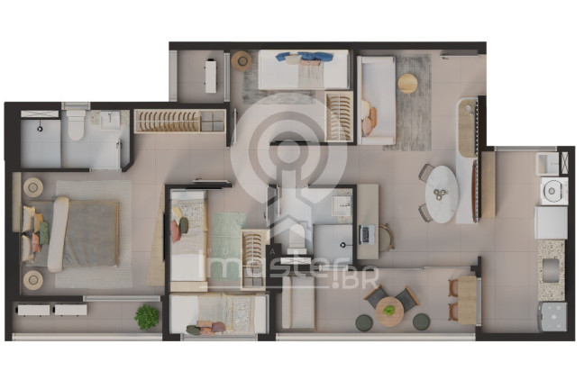 Imagem Apartamento com 2 Quartos à Venda, 49 m² em Messejana - Fortaleza Imagem Apartamento com 2 Quartos à Venda, 49 m² em Messejana - Fortaleza