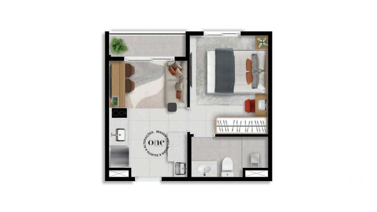 Imagem Imóvel com 1 Quarto à Venda, 24 m² em Vila Butantã - São Paulo