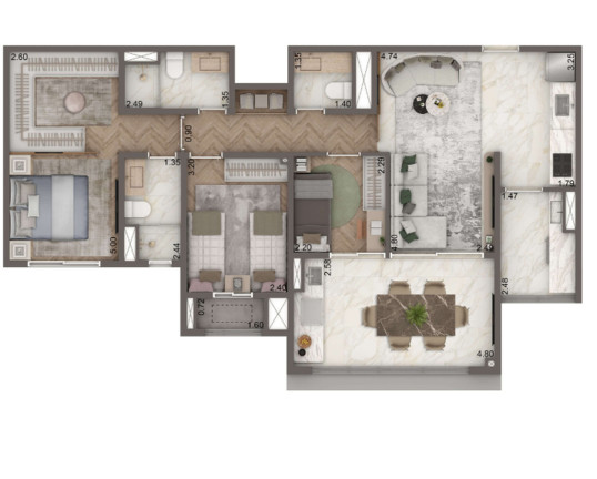 Imagem Imóvel com 2 Quartos à Venda, 88 m² em Brooklin Paulista - São Paulo Imagem Imóvel com 2 Quartos à Venda, 88 m² em Brooklin Paulista - São Paulo