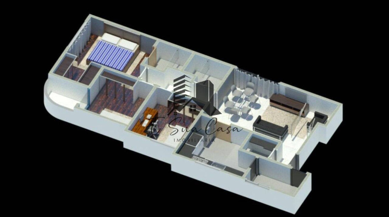 Imagem Apartamento com 3 Quartos à Venda, 106 m² em Cabral - Contagem