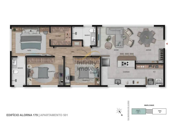 Imagem Apartamento com 3 Quartos à Venda, 125 m² em Serra - Belo Horizonte Imagem Apartamento com 3 Quartos à Venda, 125 m² em Serra - Belo Horizonte