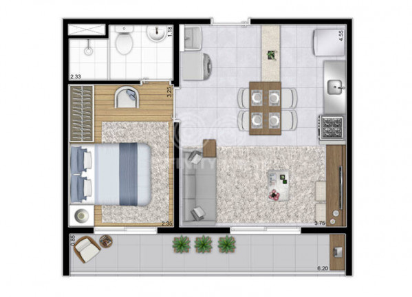 Imagem Apartamento com 1 Quarto à Venda, 32 m² em Vila Ema - São Paulo Imagem Apartamento com 1 Quarto à Venda, 32 m² em Vila Ema - São Paulo