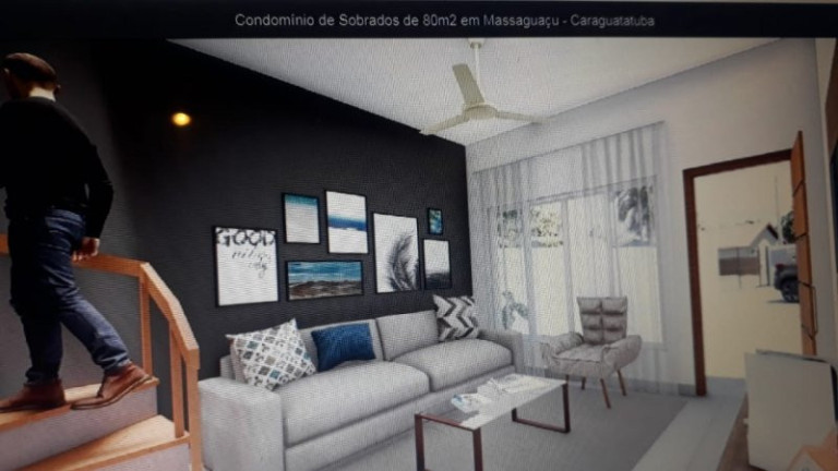 Imagem Sobrado com 2 Quartos à Venda, 80 m² em Massaguaçu - Caraguatatuba