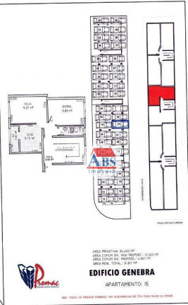Imagem Apartamento com 1 Quarto à Venda, 34 m² em Vila Paulista - Cubatão