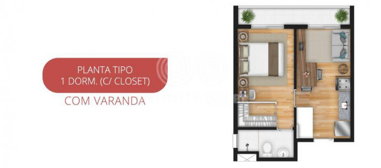 Imagem Apartamento com 1 Quarto à Venda, 30 m² em Vila Tolstoi - São Paulo Imagem Apartamento com 1 Quarto à Venda, 30 m² em Vila Tolstoi - São Paulo