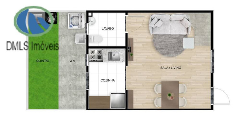 Imagem Casa com 2 Quartos à Venda, 60 m² em Jardim Sandra - Cotia Imagem Casa com 2 Quartos à Venda, 60 m² em Jardim Sandra - Cotia
