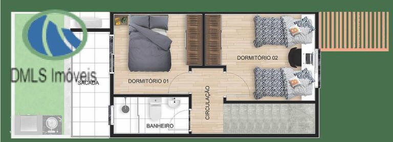 Imagem Casa com 2 Quartos à Venda, 60 m² em Centreville - Cotia Imagem Casa com 2 Quartos à Venda, 60 m² em Centreville - Cotia