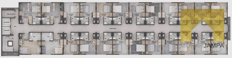 Imagem Apartamento com 1 Quarto à Venda, 17 m² em Cabo Branco - João Pessoa Imagem Apartamento com 1 Quarto à Venda, 17 m² em Cabo Branco - João Pessoa