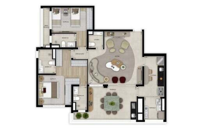 Imagem Imóvel com 3 Quartos à Venda, 120 m² em Santo Amaro - São Paulo Imagem Imóvel com 3 Quartos à Venda, 120 m² em Santo Amaro - São Paulo