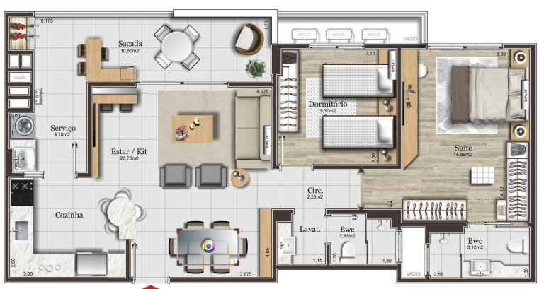 Imagem Apartamento com 2 Quartos à Venda, 89 m² em Campinas - São José