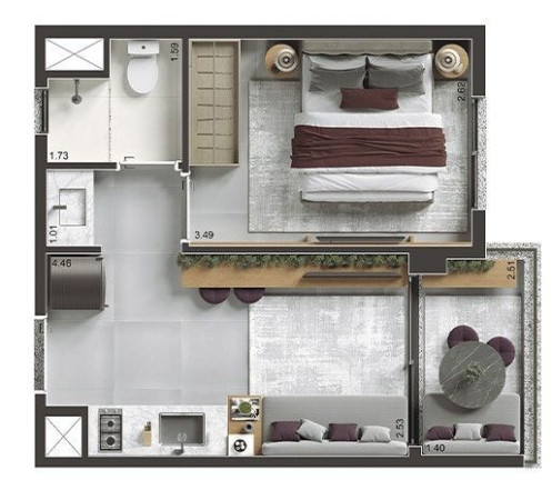 Imagem Apartamento com 2 Quartos à Venda, 63 m² em Saúde - São Paulo