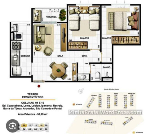 Imagem Apartamento com 2 Quartos à Venda, 50 m² em Jacarepaguá - Rio De Janeiro