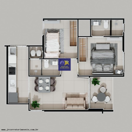 Imagem Imóvel com 3 Quartos à Venda, 83 m² em Praia De Itaparica - Vila Velha