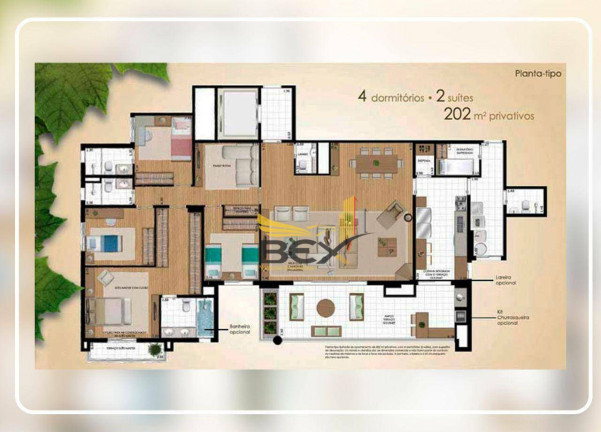 Imagem Apartamento com 4 Quartos à Venda, 202 m² em Centro Empresarial Tamboré - Santana De Parnaíba Imagem Apartamento com 4 Quartos à Venda, 202 m² em Centro Empresarial Tamboré - Santana De Parnaíba