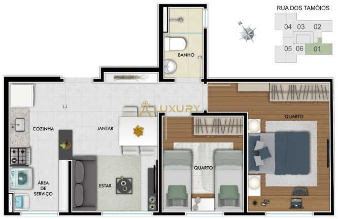 Imagem Imóvel com 2 Quartos à Venda, 35 m² em Centro - Belo Horizonte Imagem Imóvel com 2 Quartos à Venda, 35 m² em Centro - Belo Horizonte