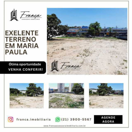 Terreno à Venda, 2.617 m² em Maria Paula - São Gonçalo