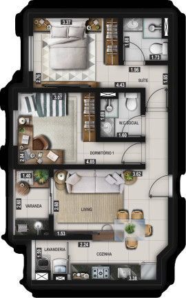 Imagem Apartamento com 3 Quartos à Venda, em Alvinópolis - Atibaia Imagem Apartamento com 3 Quartos à Venda, em Alvinópolis - Atibaia