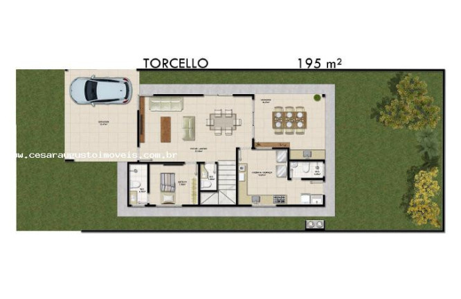 Imagem Casa com 3 Quartos à Venda, 158 m² em Centro - Eusébio Imagem Casa com 3 Quartos à Venda, 158 m² em Centro - Eusébio