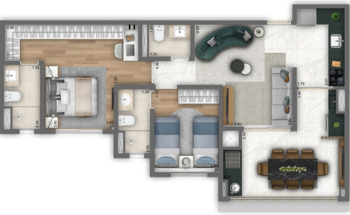 Imagem Apartamento com 3 Quartos à Venda, 127 m² em Chácara Klabin - São Paulo