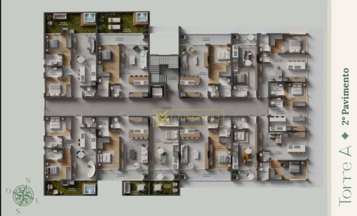 Imagem Studio com 1 Quarto à Venda, 42 m² em Cacupé - Florianópolis Imagem Studio com 1 Quarto à Venda, 42 m² em Cacupé - Florianópolis
