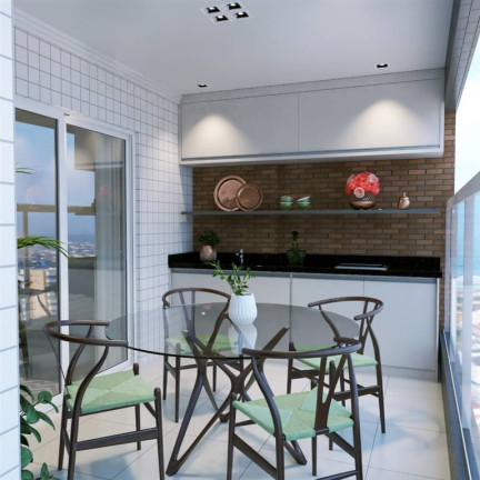 Imagem Apartamento com 3 Quartos à Venda, 108 m² em Guilhermina - Praia Grande