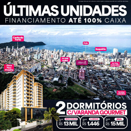 Imagem Apartamento com 2 Quartos à Venda, 60 m² em Boqueirão - Praia Grande Imagem Apartamento com 2 Quartos à Venda, 60 m² em Boqueirão - Praia Grande